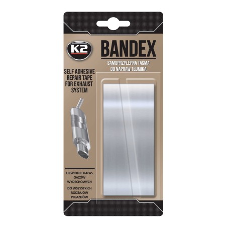 K2 BANDEX aluminiowa taśma do naprawy rur tłumików
