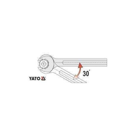 Yato klucze płasko-oczkowe 8-32mm 17szt