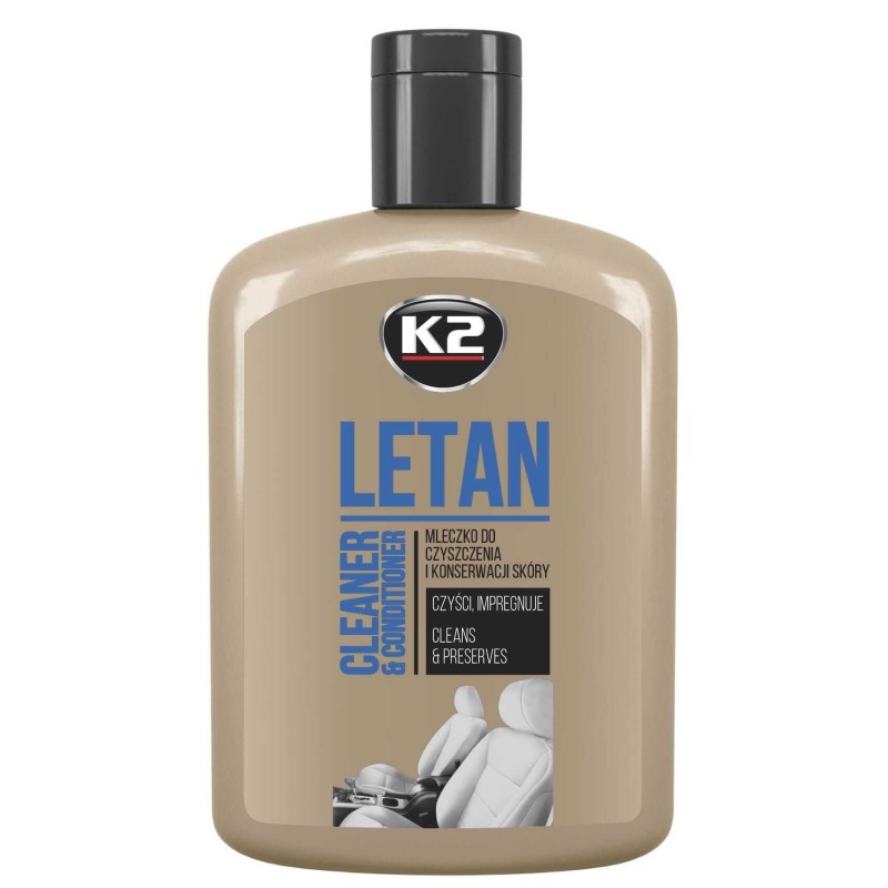 K2 letan mleczko do czyszczenia konserwacji skóry
