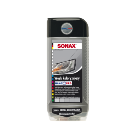 Sonax nano pro wosk koloryzujący srebrny 500ml