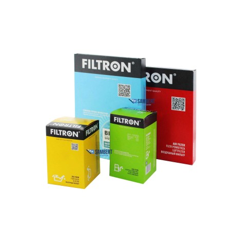 Zestaw 4 filtrów Filtron Skoda SUPerb II 2 1.9 2.0 tdi