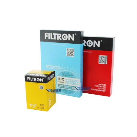 Zestaw 3 filtrów Filtron Skoda SUPerb II 2 1.9 2.0 tdi