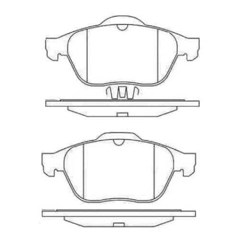 Klocki hamulcowe przód maxgear RENAULT LAGUNA 2 II 300 mm