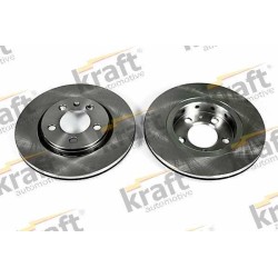 Klocki + tarcze przód kraft AUDI A3 I 1 8L1 256 mm