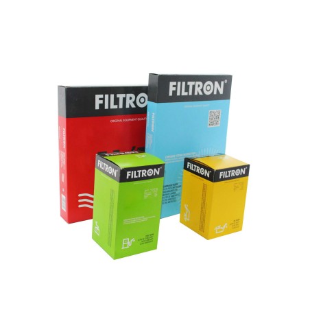 Zestaw 4 filtrów Filtron VW GOLF 6 VI 1.2 1.4 TSI