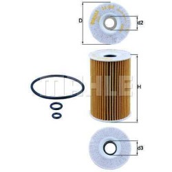 Zestaw 3 filtrów knecht VW TOURAN I 1 1T1 1T2 2.0 TDI