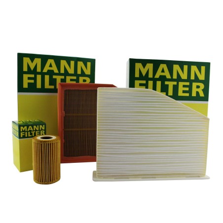 Zestaw 3 filtrów mann SKODA OCTAVIA II 2 1.6 2.0 TDI