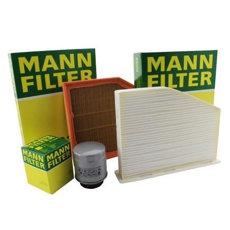 Zestaw 3 filtrów mann SKODA OCTAVIA 2 II 1.2 1.4 TSI