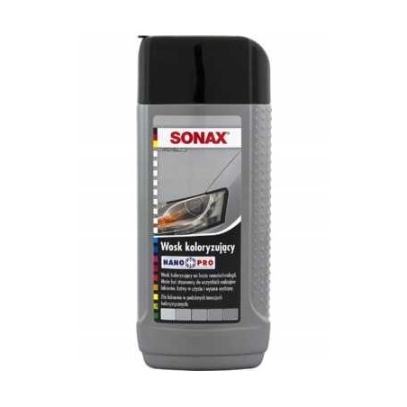 Sonax nano pro wosk koloryzujący srebrny 250ml