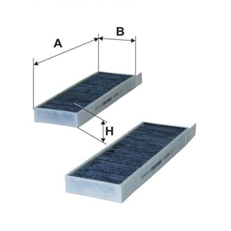 Filtr Kabinowy węglowy Filtron CITROEN C4 PICASSO I 1