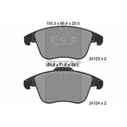 Klocki hamulcowe przód textar FORD MONDEO 4 IV MK4