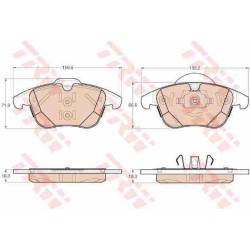 Klocki hamulcowe przód TRW FORD GALAXY II 2