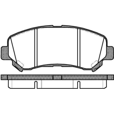 Klocki hamulcowe przód remsa NISSAN X-TRAIL II 2 T31