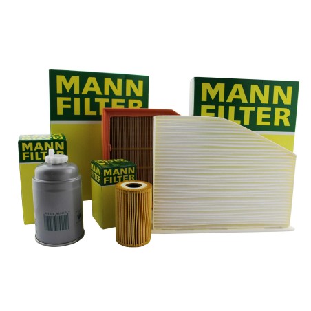 Zestaw 4 filtrów mann CITROEN C4 PICASSO II 2 1.6 HDI