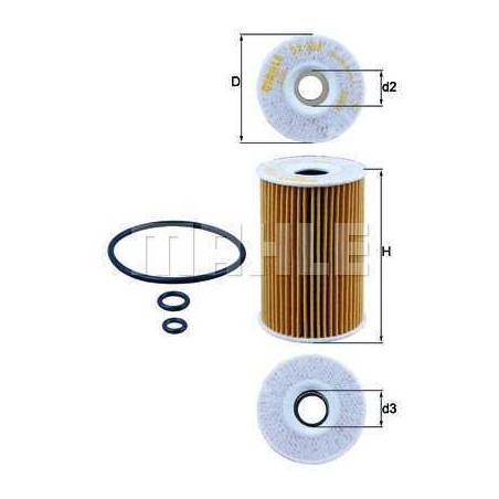 Zestaw 3 filtrów knecht VW PASSAT B6 2.0 TDI