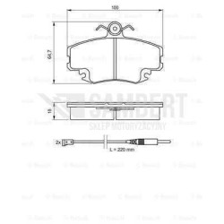 Klocki hamulcowe przód bosch RENAULT TWINGO II 2