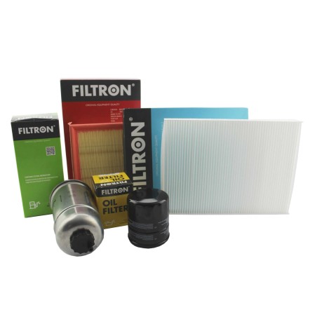 Zestaw 4 filtrów Filtron FIAT BRAVO II 2 198 1.9 JTD