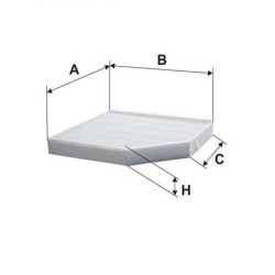 Filtr Kabinowy zwykły Filtron AUDI A5 I 1 8T3 8TA