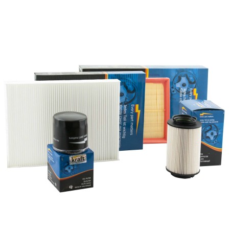 Zestaw 4 filtrów kraft RENAULT MEGANE II 2 1.5 DCI