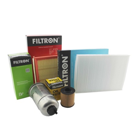 Zestaw 4 filtrów Filtron SKODA SUPERB I 1 1.9 2.0 TDI