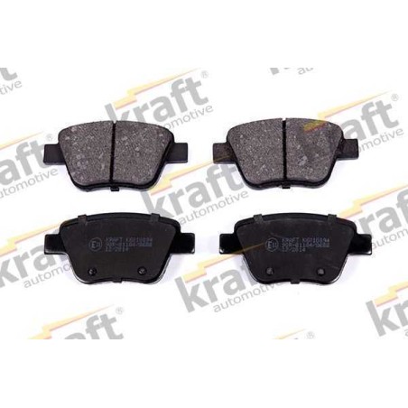 Klocki + tarcze tył kraft VW TOURAN I 1 1T1 1T2 272 mm