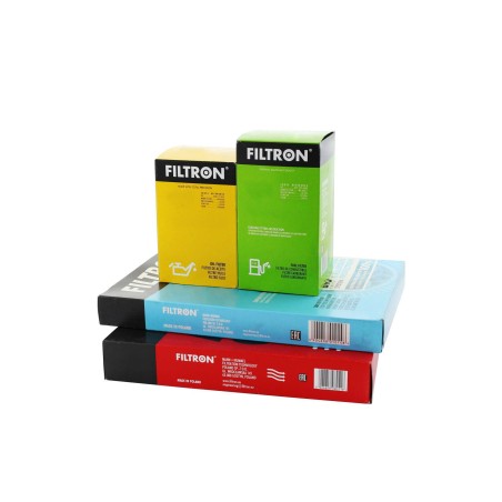 Zestaw 4 filtrów Filtron VW POLO V 5 6R 1.2
