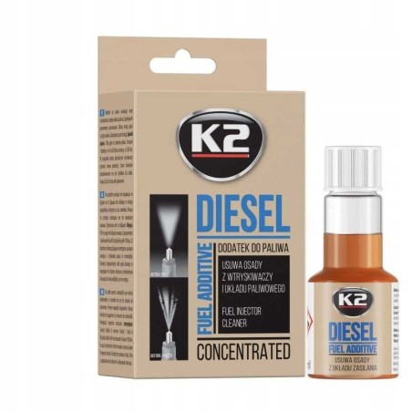 K2 DIESEL do czyszczenia wtrysków diesel 50ml