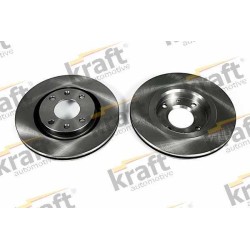 Klocki + tarcze hamulcowe przód kraft CITROEN C4 I 1 266 mm