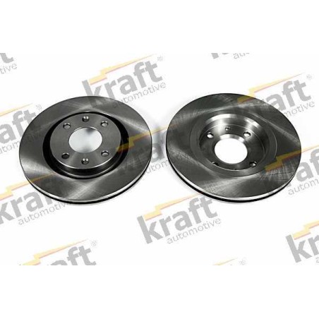 Klocki + tarcze hamulcowe przód kraft CITROEN C3 II 2 266 mm