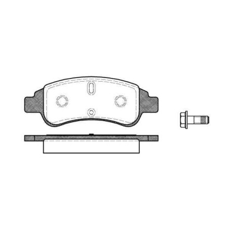 Klocki + tarcze hamulcowe przód remsa CITROEN C4 I 1 266 mm