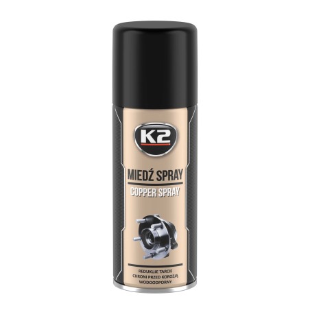 K2 Miedź Spray 400ml Smar miedziowy