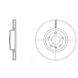 Klocki + tarcze przód remsa VW GOLF VII 7 312 mm