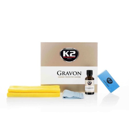 K2 GRAVON Ceramiczna ochrona lakieru - zestaw