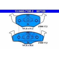 Klocki hamulcowe przód ATE VW POLO 4 IV 9N 239 mm