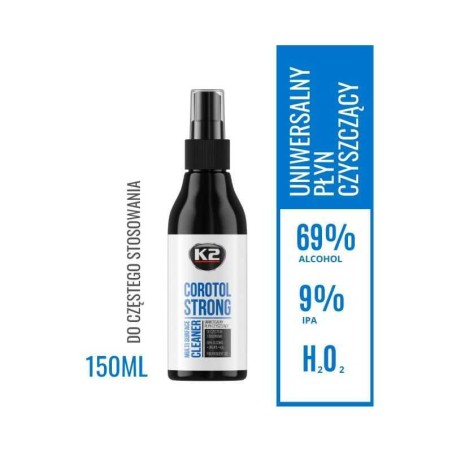 K2 COROTOL STRONG 150ml Płyn czyszczący alkohol 69%+9% IPA