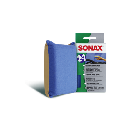 SONAX Gąbka do szyb 2w1 Zapobiega parowaniu szyb