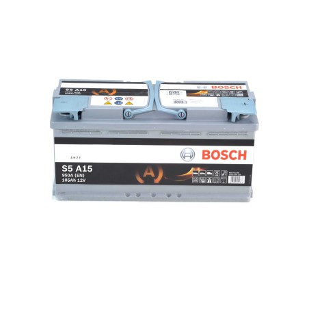 Akumulator Bosch S5 AGM 105AH 950A L- S5A15
