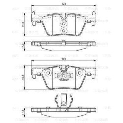 Klocki hamulcowe tył Bosch BMW SERII 1 F20