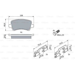 Klocki hamulcowe tył Bosch FORD GALAXY II 2