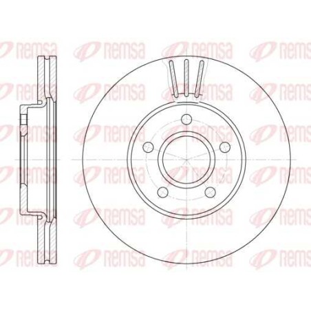 Klocki + tarcze przód FORD FOCUS III 3 MK3 278mm