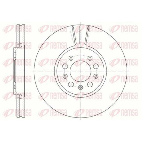 Klocki tarcze przód REMSA SKODA RAPID NH3 288 mm