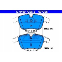 Klocki tarcze hamulcowe przód FORD MONDEO MK4 IV 4