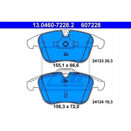 Klocki tarcze hamulcowe przód FORD MONDEO MK4 IV 4