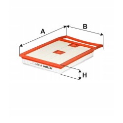 Filtr powietrza AUDI A1 GBH GBA 1.4 TDI