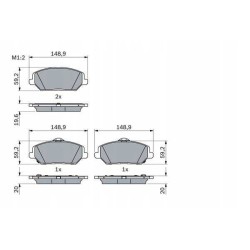 Klocki hamulcowe przód bosch KIA XCeed CD