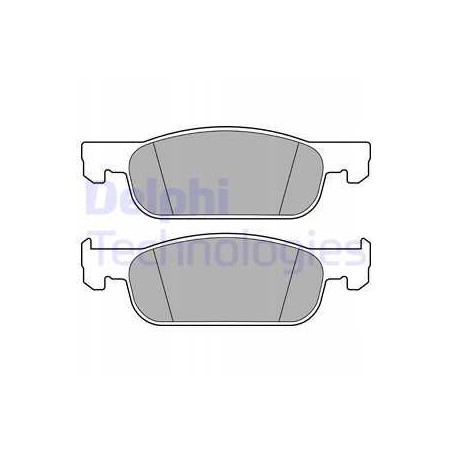 Klocki hamulcowe przód DELPHI RENAULT CLIO IV 4