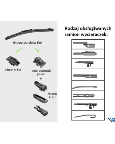 Wycieraczki przód Valeo OPEL CORSA F