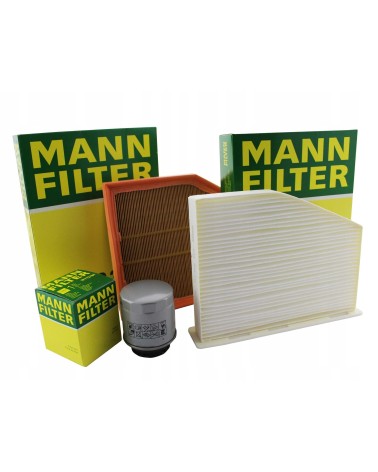 Zestaw 3 filtrów mann AUDI A1 GBH GBA 1.0 TFSI