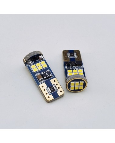 HQ Automotive żarówki LED W5W 18xSMD 2016 CanBus Białe 6000K