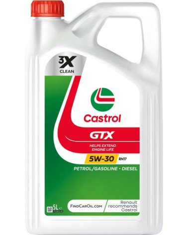 Olej 5W30 CASTROL GTX RENAULT RN17 5L